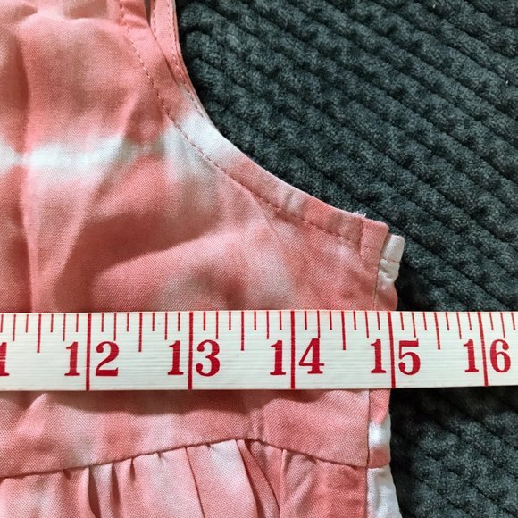 🎬✨Design Lab Lord & Taylor - Girls Pink and White Dress - Picture 7 of 11